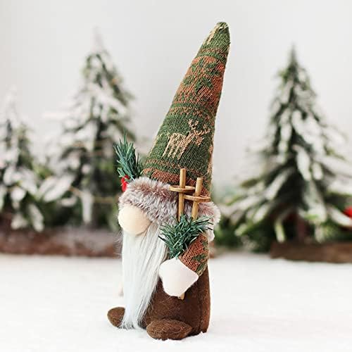 צלמיות של סנטה קלאוס קישוט | בובת סנטה קלאוס עומדת, קישוט חג המולד של שולחן